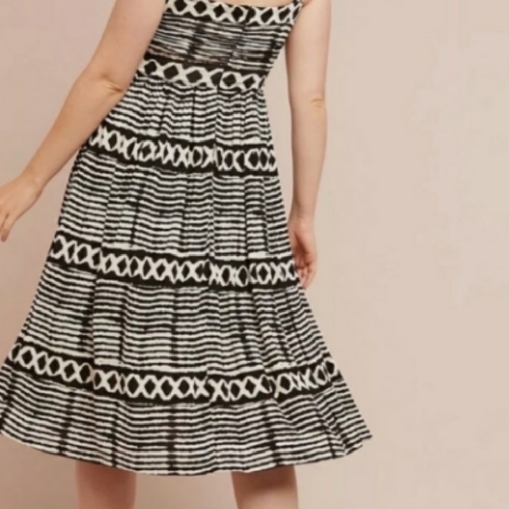 Anthropologie RARE Strapless Tracy Reese tribal/Aztec‎ dress Size XS NWT - Picture 3 of 9